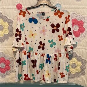 SHEIN New Fun Top, Sz 4X